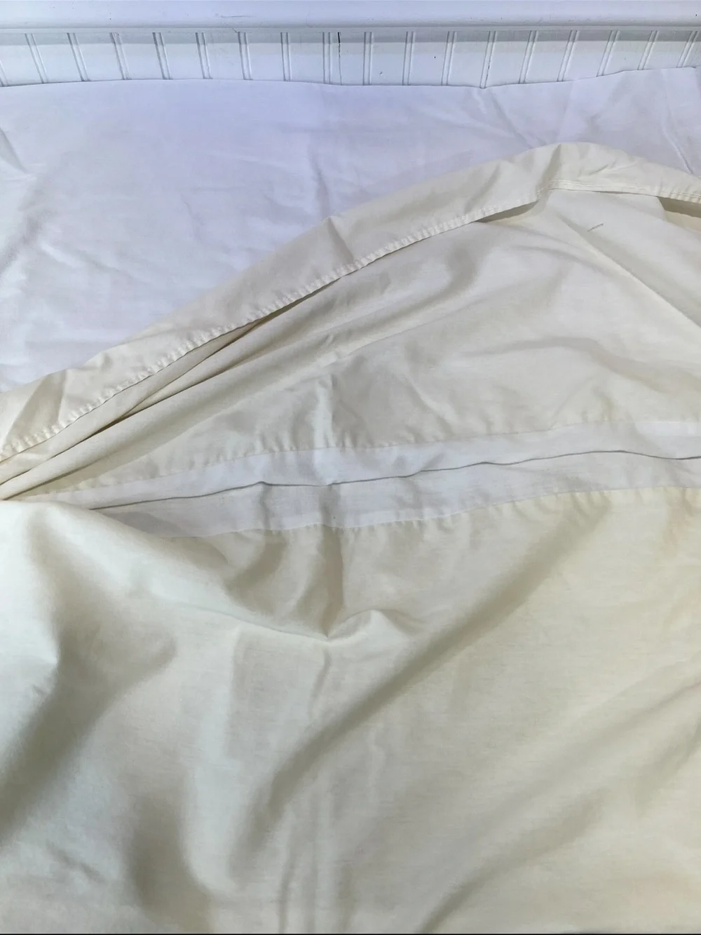 Classic Cream Cotton dust ruffle
